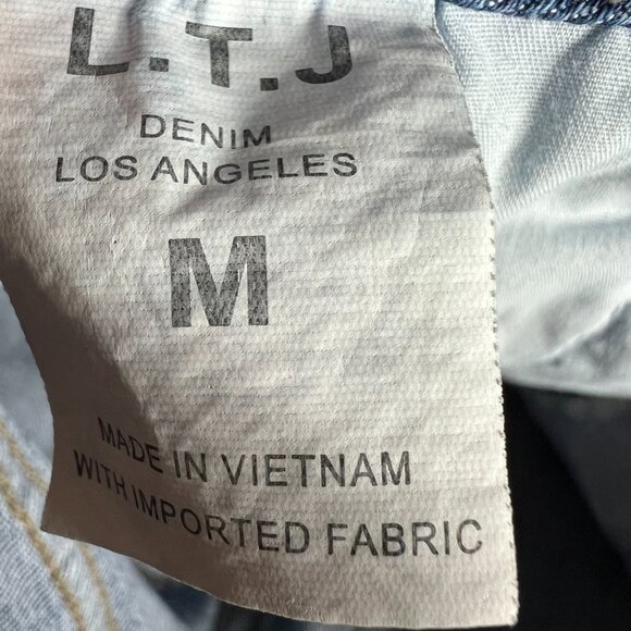 Letter To Juliet Jean Shorts Womens 29* High Rise Bermuda Blue Denim Jorts Tag M - Picture 5 of 16